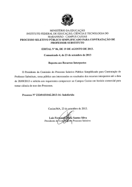 Resultado ao Recurso