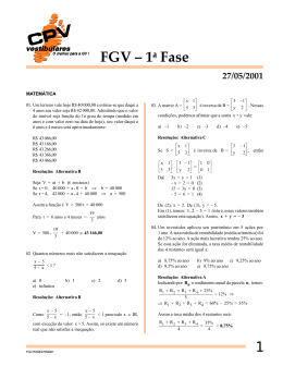 fgv matematica - Curso Objetivo