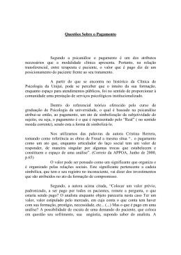 Quest&otilde;es sobre o pagamento _ANA E CARLA