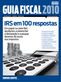 Guia Fiscal renovado em 2010