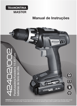 Manual de Instru&ccedil;&otilde;es