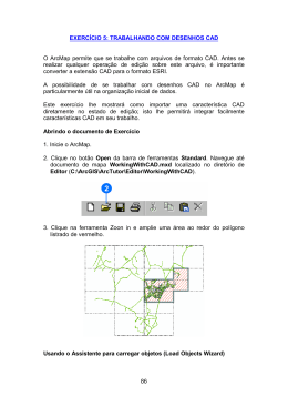86 EXERC&Iacute;CIO 5: TRABALHANDO COM DESENHOS CAD