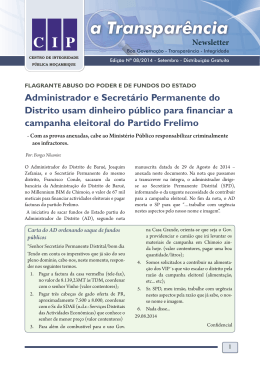 a Transpar&ecirc;ncia - CIP - Centro de Integridade Publica