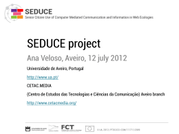 keynote - Projecto SEDUCE