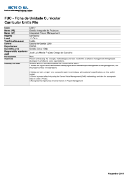 Integrated Project Management