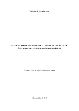 Wederson de Souza Ferreira ESTUDO DA ESTABILIDADE F&Iacute;SICA