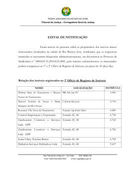 EDITAL NOTIFICA&Ccedil;&Atilde;O - MATRICULAS
