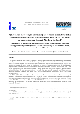 Aplica&ccedil;&atilde;o de metodologia alternativa para localizar e