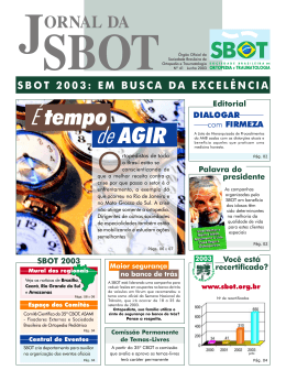 jornal 37 layout novo - Sociedade Brasileira de Ortopedia e
