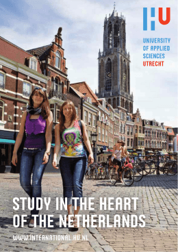STUDY IN THE HEART OF THE NETHERLANDS