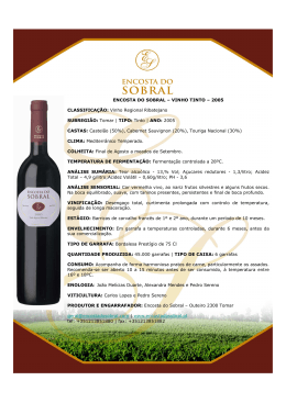 ES Tinto - Encosta do Sobral