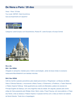 De Viena a Paris | 20 dias - Scan