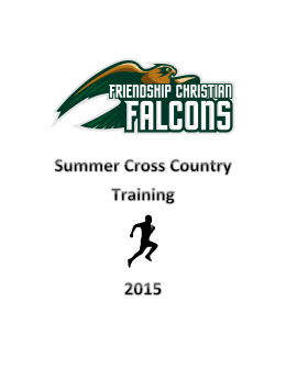 Summer Cross Country Training