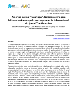 Am&eacute;rica Latina &ldquo;na gringa&rdquo;. Not&iacute;cias e imagem latino
