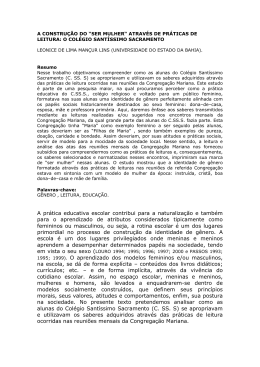 A pr&aacute;tica educativa escolar contribui para a naturaliza&ccedil;&atilde;o e tamb&eacute;m
