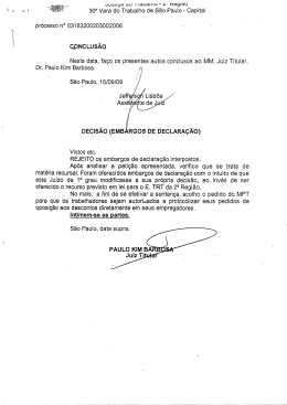 30a Vara do Trabalho de São Paulo