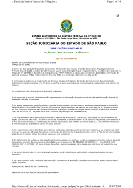 EDITAL n&ordm; 003/2009