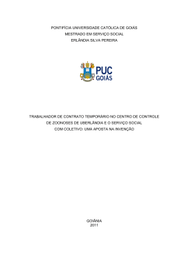 PONTIF&Iacute;CIA UNIVERSIDADE CAT&Oacute;LICA DE GOI&Aacute;S