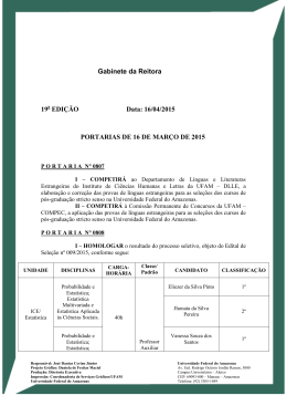 Boletim - 19ª Edição - 2ª Quinzena de março 2015