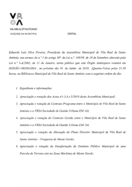 Eduardo Luis Silva Pereira, Presidente da Assembleia Municipal de