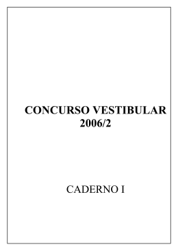 Caderno de Provas