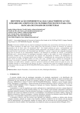 identifica&ccedil;&atilde;o experimental das caracter&iacute;sticas n&atilde;o lineares