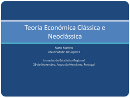 Teoria económica e neoclássica