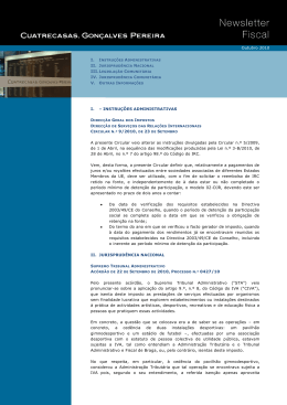 Newsletter Fiscal_Tax 10_2010 - Associação Fiscal Portuguesa