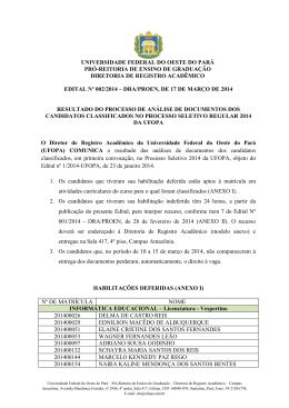 Habilita&ccedil;&otilde;es deferidas