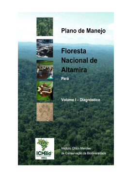 3. representatividade da floresta nacional de altamira