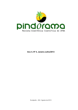 Editorial - Pindorama