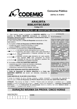 Prova - Calcule Mais