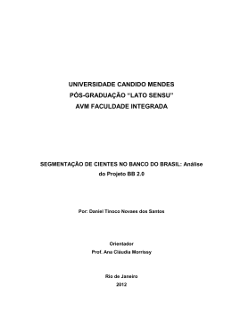 projeto bb 2.0 - AVM Faculdade Integrada