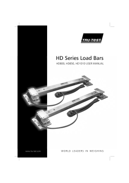 HD Series Load Bars - Tru-Test