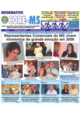 Edi&ccedil;&atilde;o 18 - CORE-MS