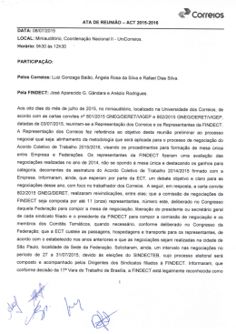 01 Ata de Reunião – ACT 2015