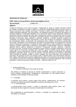 Guia Direito Processual do Trabalho