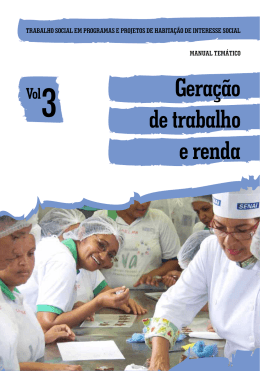 Gera&ccedil;&atilde;o de trabalho e renda - AVSI-USA