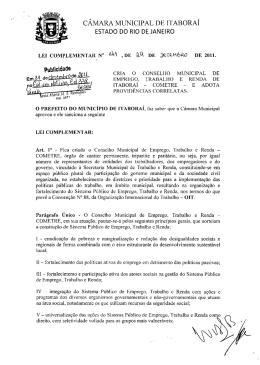 Lei Compl. 141 de 2011