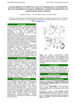 Resumo - Sociedade Bot&acirc;nica do Brasil
