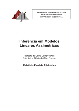 capa relatorio modelo - Universidade Federal de Juiz de Fora