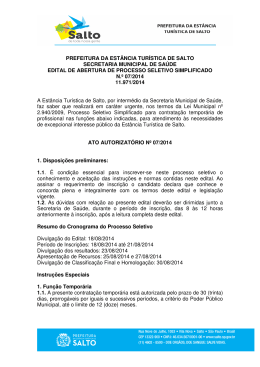 edital de abertura