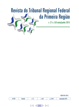 Revista do Tribunal Regional Federal da