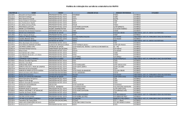 Pedidos de relota&ccedil;&atilde;o dos servidores estatut&aacute;rios da
