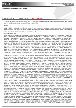 edital 001/2012 – portaria 003 - IESES