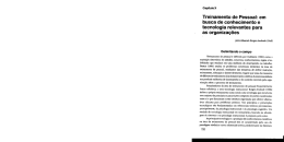 Treinamento de Pessoal: em busca de conhecimento e