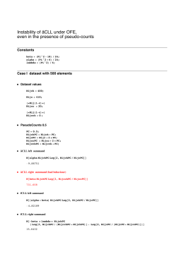 Instability of &acirc;CLL under OFE, even in the presence of pseudo