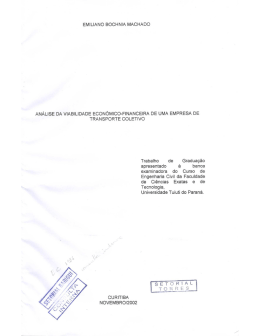 analise da viabilidade economico-financeira de uma - TCC On-line