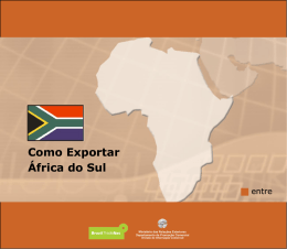 &Aacute;frica do Sul - SCHUALM Assessoria em Importa&ccedil;&atilde;o & Exporta&ccedil;&atilde;o