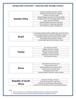 Greater China Brazil Turkey Korea Republic of South Africa